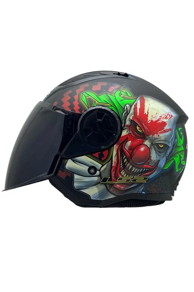 LS2 AIRFLOW 2 HAPPY DREAMS KASK SİYAH CAM ürün görseli