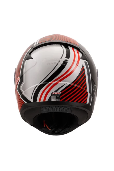 LS2 Rapid 2 Extra Kapalı Kask Beyaz-kırmızı - 5