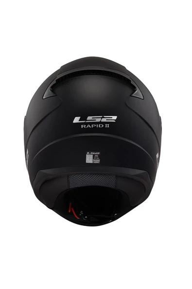 LS2 Rapıd 2 Mat Siyah Fullface Motosiklet Kaskı Gökkuşağı Camlı - 5