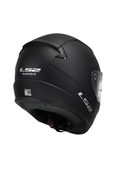 LS2 Rapıd Siyah Mat Kask