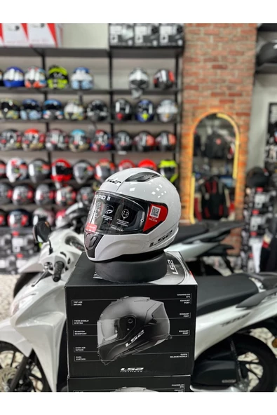 LS2 Rapıd Beyaz Kask Ff353 - Resim 2
