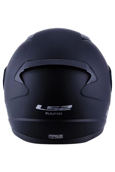 LS2 Rapıd 2 Mat Siyah Kask - 4