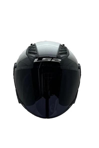 LS2 AIRFLOW 2 RUSH BEYAZ-MAVİ-KIRMIZI KASK - Resim 7