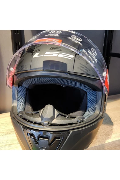 LS2 RAPİD 2 SOLİD MAT SİYAH KAPALI KASK - 3