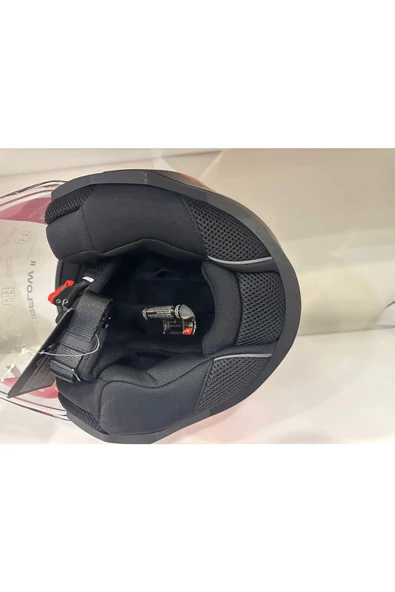 LS2 KASK LS2 AIRFLOW 2 COVER SİYAH-BEYAZ-GOLD PARLAK - 5