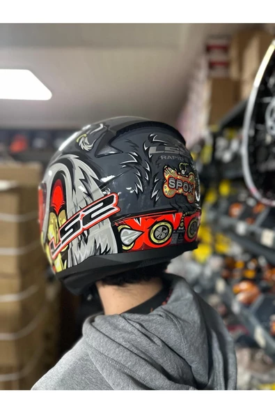 LS2 RAPİD 2 SPOX FULLFACE MOTOSİKLET KASKI - 3