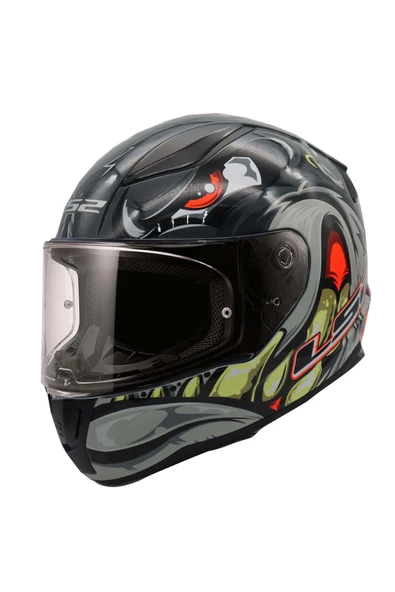 LS2 Rapıd 2 Spox Gri - Kırmızı - L - Resim 4