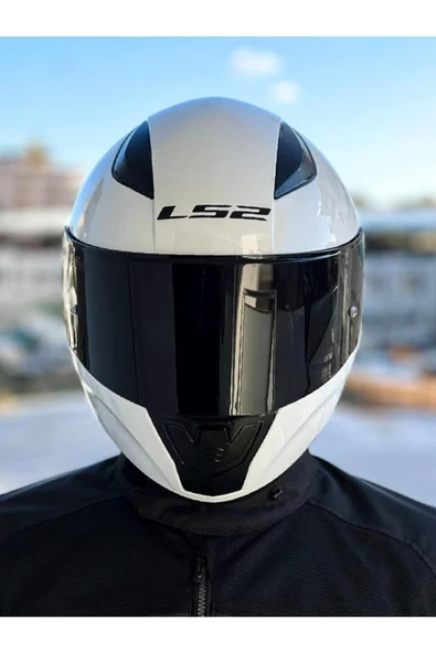 LS2 Rapid 2 Beyaz Kask Siyah Vizörlü - 4