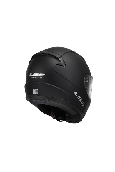 LS2 Rapid 2 Mat Siyah Kask (YENİ SERİ) - 3