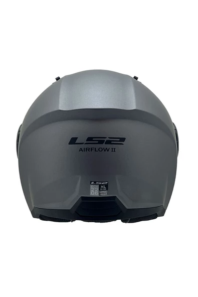 LS2 AIRFLOW 2 MAT TITANIUM KASK SİYAH CAM - 3