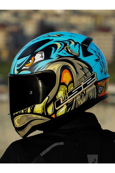 LS2 RAPID 2 NEO MAVİ-MOR KASK