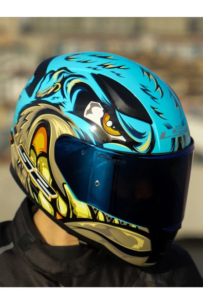 LS2 RAPID 2 NEO MAVİ-MOR KASK - 3