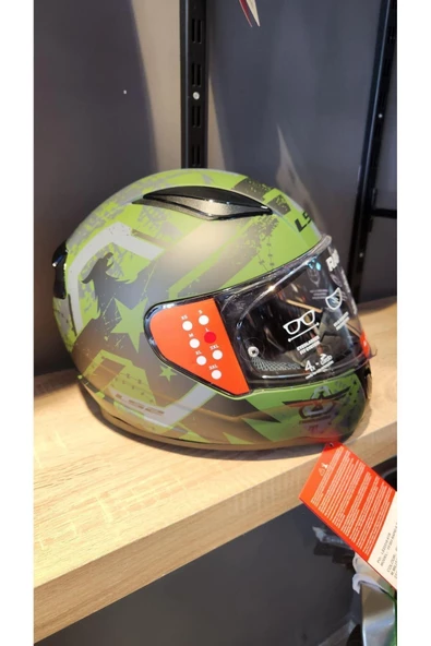 LS2 RAPİD 2 THUNDER BİRDS MİLİTARY KAPALI KASK - Resim 2