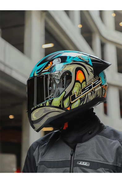 LS2 Rapıd 2 Race Neo Mavi-mor Kask - 4