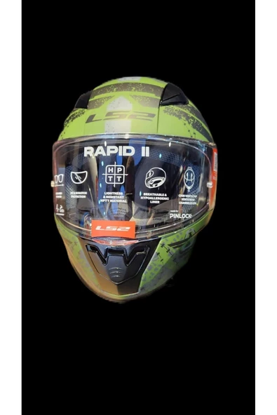 LS2 RAPİD 2 THUNDER BİRDS MİLİTARY KAPALI KASK ürün görseli