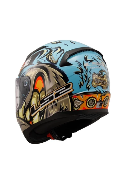 LS2 Rapıd 2 Neo Mavi-mor Kask - 3