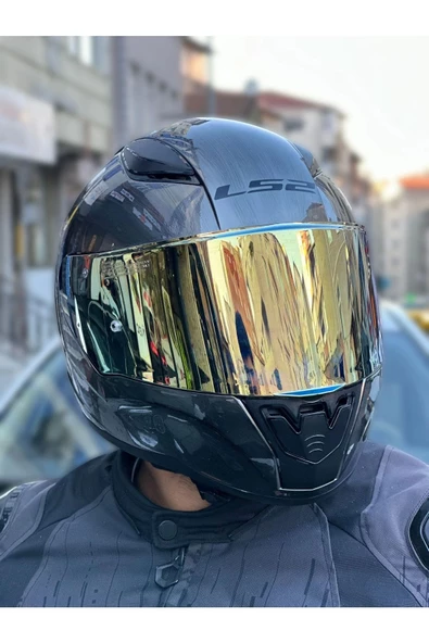 LS2 Rapid 2 Jeans Kask Gold Vizör