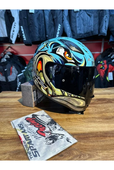 LS2 Rapıd 2 Neo Mavi-mor Kask - Mavi Camlı - Resim 5