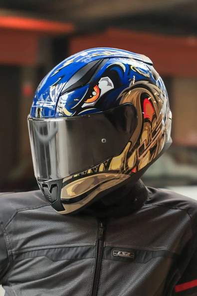 LS2 RAPID 2 SPOX MAVİ-GRİ KASK