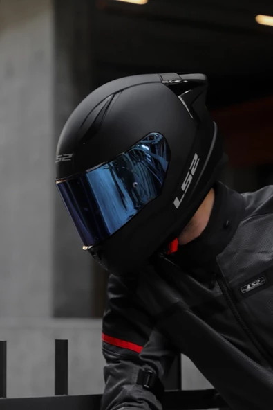 LS2 Rapıd 2 Race Mat Siyah Kask