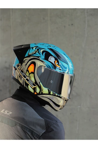 LS2 Rapıd 2 Race Neo Mavi-mor Kask - 5