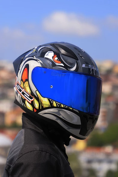 LS2 Rapıd 2 Race Spox Gri-kırmızı Kask - 2