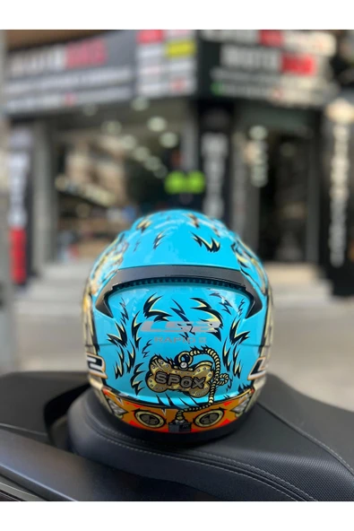 LS2 Rapid 2 Neo Mavi-Mor Full Face Motosiklet Kask - 4