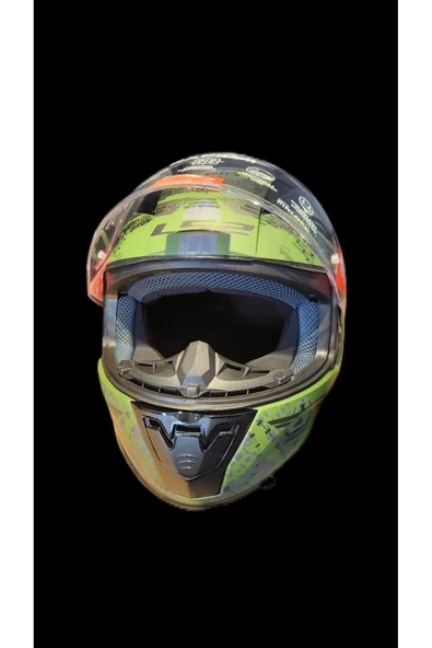 LS2 RAPİD 2 THUNDER BİRDS MİLİTARY KAPALI KASK - Resim 3