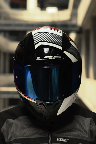 LS2 RAPID 2 Race EXTRA BEYAZ-KIRMIZI KASK - 2