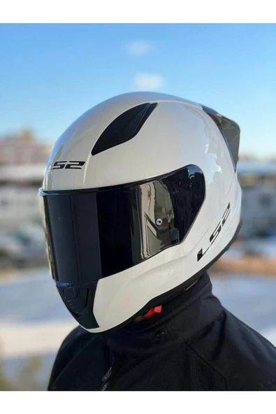 LS2 Rapid 2 Race Beyaz Kask - 2