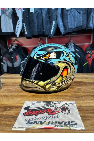 LS2 Rapıd 2 Neo Mavi-mor Kask - Mavi Camlı - Resim 7