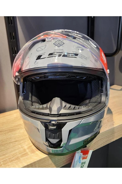 LS2 STREAM 2 NARDO GRİ KAPALI KASK - 3