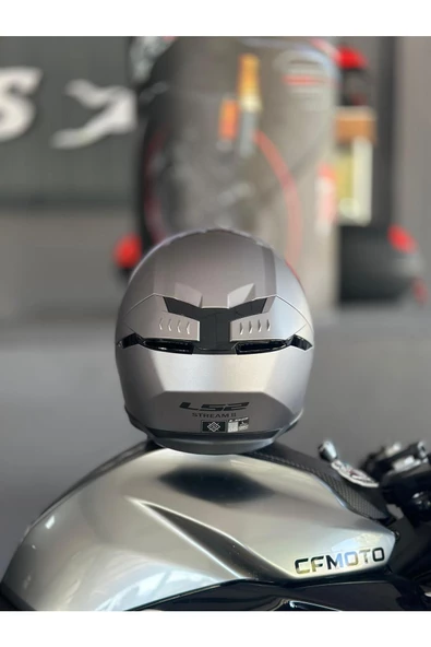 LS2 Stream 2 Mat Tıtanıum Güneş Vizörlü Tam Kask Xl - 3