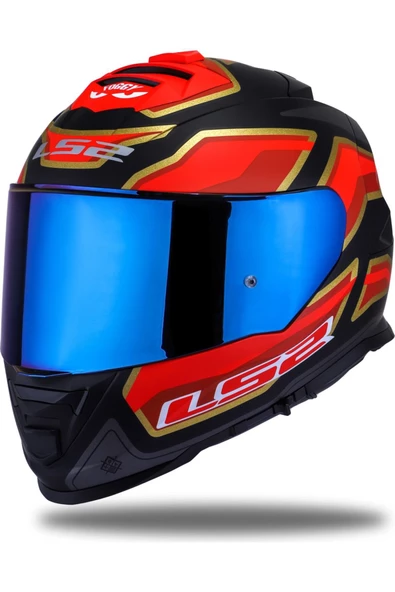 LS2 Storm 2 Foggy Full Face Motosiklet Kaskı Gökkuşağı Vizörlü - 3