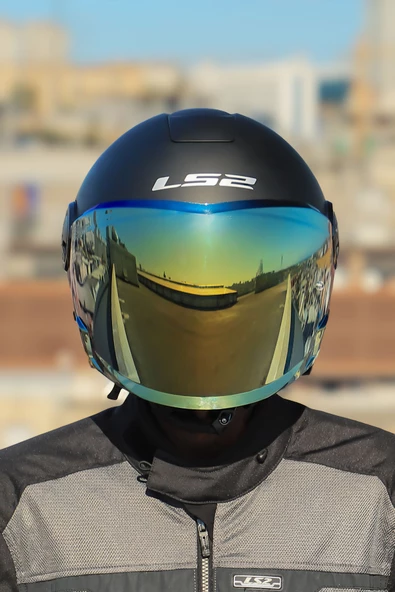 LS2 CLASSY MAT SİYAH KASK - 5