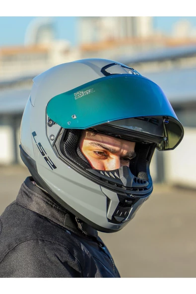 LS2 STREAM 2 NARDO GRİ KASK - Resim 6