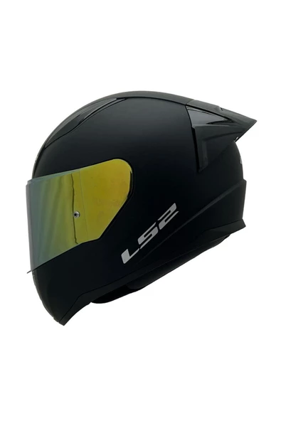 LS2 RAPID 2 MAT SİYAH KASK ŞEFFAF KASK CAMI HEDİYELİ - 2