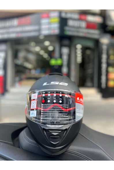 LS2 Storm 2 Mat Siyah Full Face Motosiklet Kask - 2