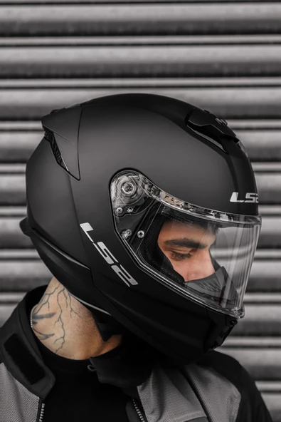 LS2 STREAM 2 MAT SİYAH KASK - 2