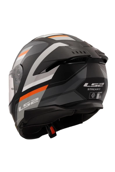 LS2 Stream 2 Vintage Full Face Motosiklet Kaskı - 5