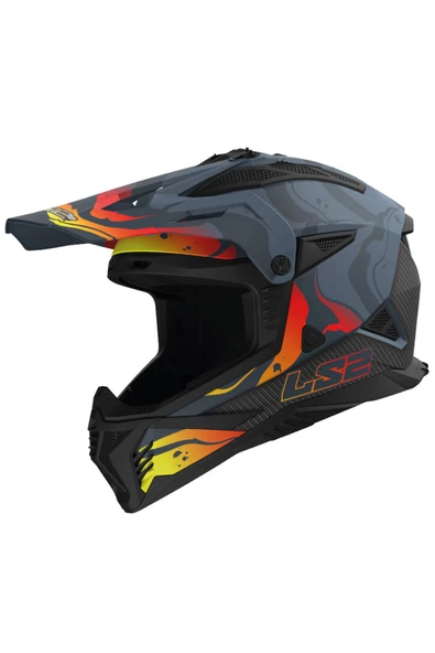LS2 FAST 2 WASH GRİ KASK