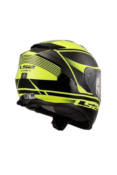 LS2 Storm 2 Dodger Full Face Motosiklet Kaskı - 4