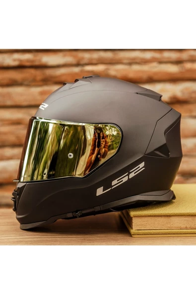 LS2 Storm 2 Mat Siyah Kask - 1