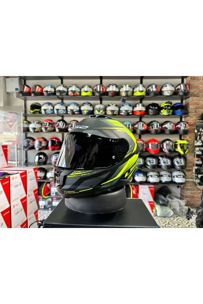 LS2 Stream 2 Kapalı Kask Mat Siyah - 2