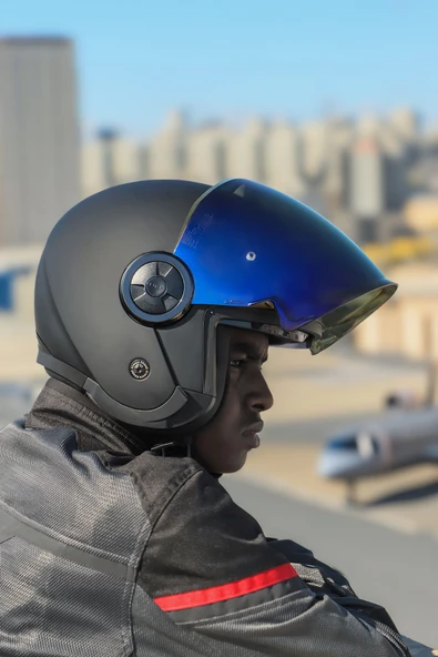 LS2 CLASSY MAT SİYAH KASK ürün görseli