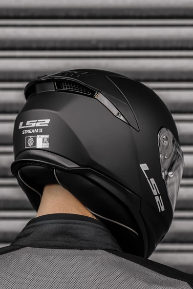 LS2 STREAM 2 MAT SİYAH KASK - 1