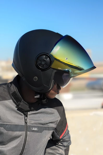 LS2 CLASSY MAT SİYAH KASK - 2
