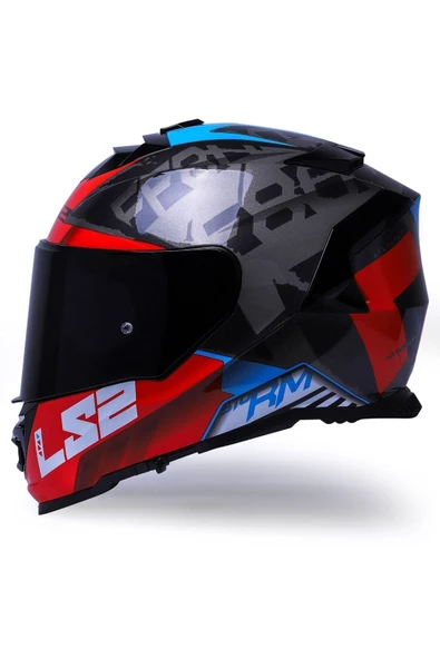 LS2 Storm 2 Sprınter Siyah-kırmızı-tıtanıum Kask ürün görseli