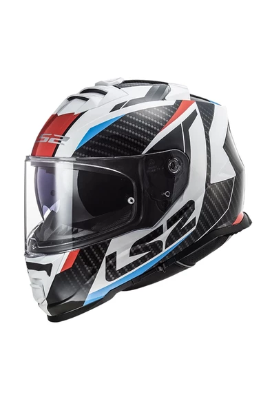 LS2 Storm 2 Racer Mavi-kırmızı Kask