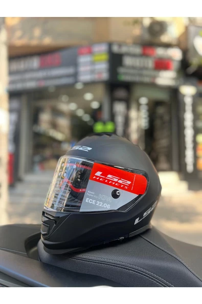 LS2 Storm 2 Mat Siyah Full Face Motosiklet Kask - 3